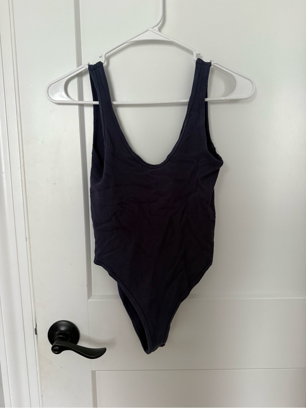By Together Dark Navy Ribbed One-Piece Bodysuit